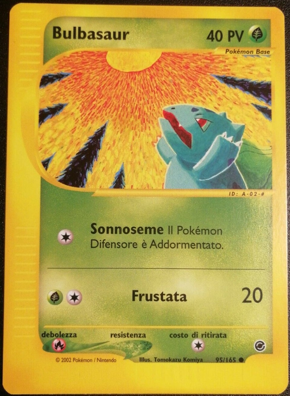 Bulbasaur 095 — Expedition Set Base (Italian Pokémon TCG card)