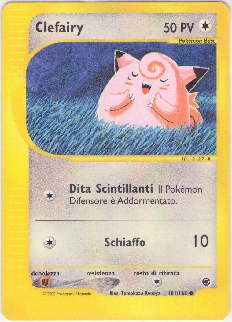 Clefairy 101 — Expedition Set Base (Italian Pokémon TCG card)