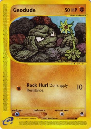 Geodude 110 — Expedition Set Base (Italian Pokémon TCG card)