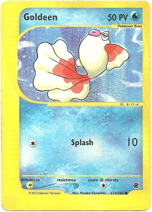 Goldeen 111 — Expedition Set Base (Italian Pokémon TCG card)