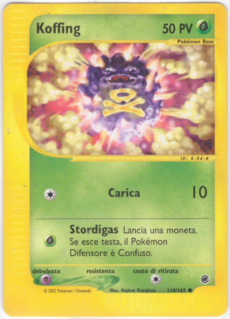 Koffing 114 — Expedition Set Base (Italian Pokémon TCG card)