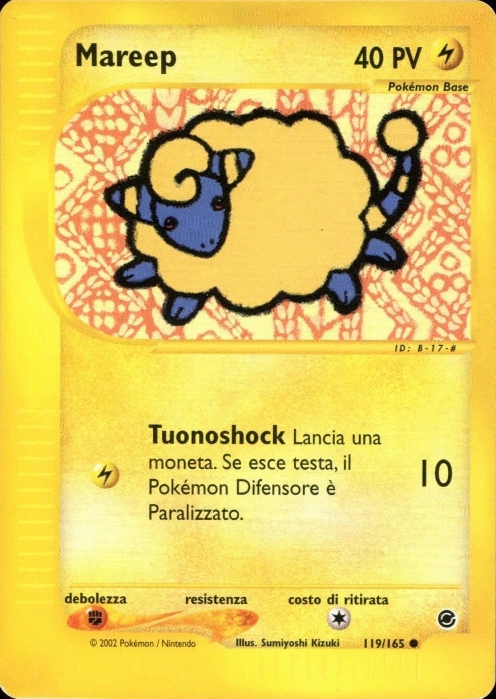 Mareep 119 — Expedition Set Base (Italian Pokémon TCG card)