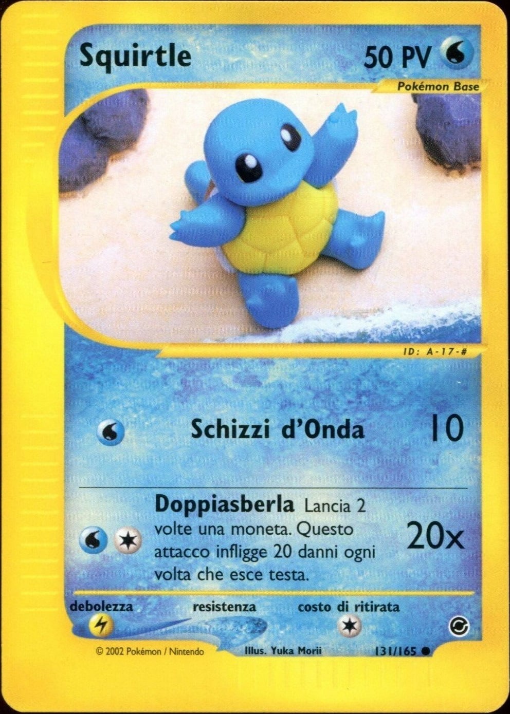 Squirtle 131 — Expedition Set Base (Italian Pokémon TCG card)