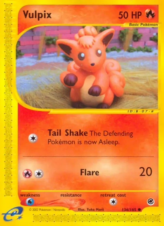 Vulpix 136 — Expedition Set Base (Italian Pokémon TCG card)