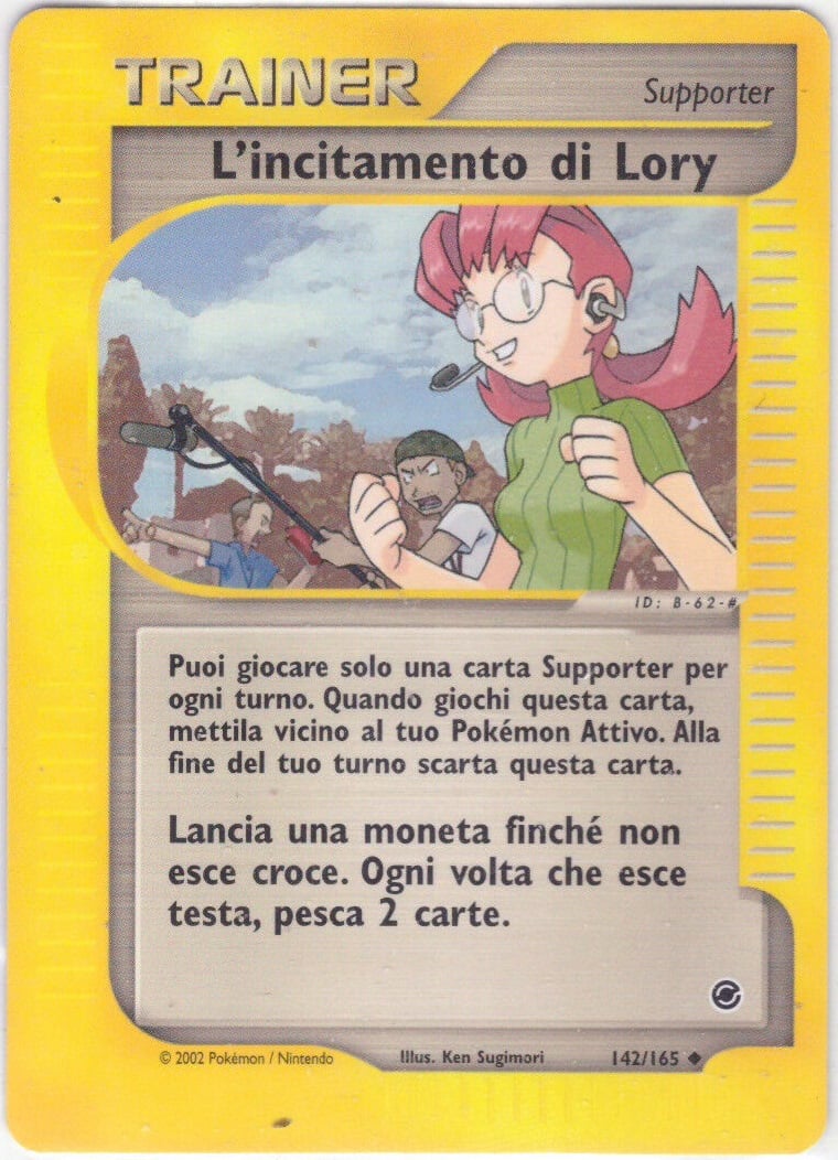 L'incitamento di Lory 142 — Expedition Set Base (Italian Pokémon TCG card)