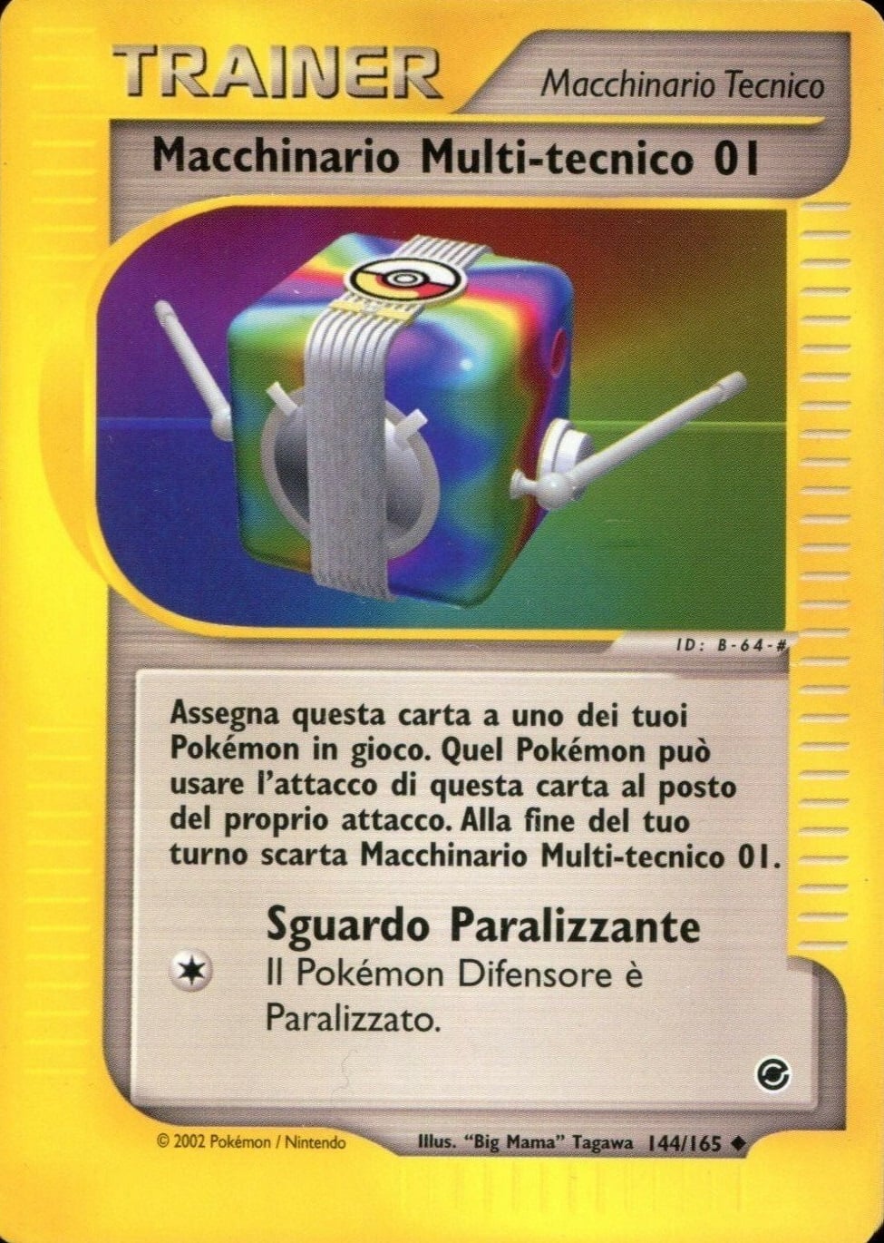 Macchinario Multi-tecnico 01 144 — Expedition Set Base (Italian Pokémon TCG card)