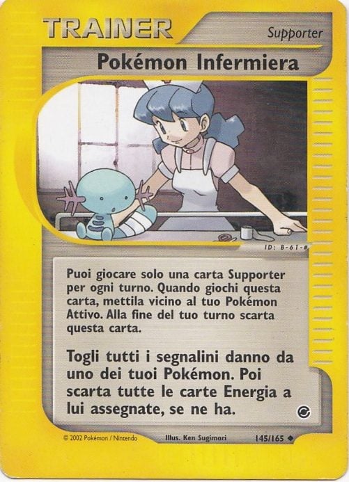 Pokémon Infermiera 145 — Expedition Set Base (Italian Pokémon TCG card)