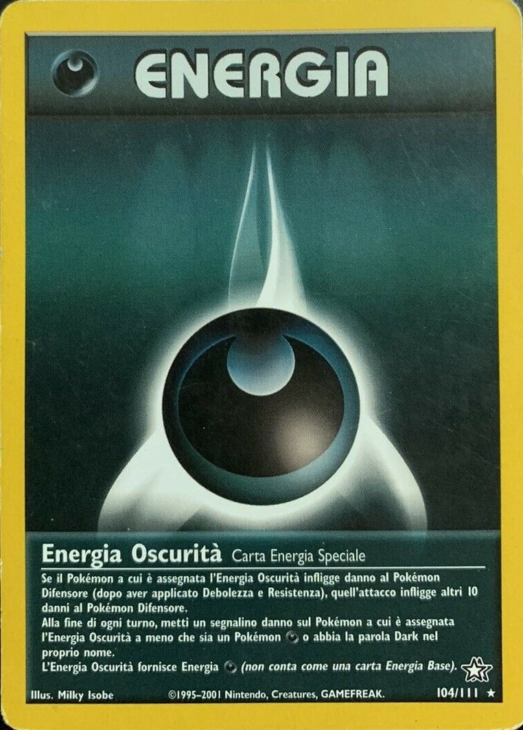 Energia Oscurità 158 — Expedition Set Base (Italian Pokémon TCG card)