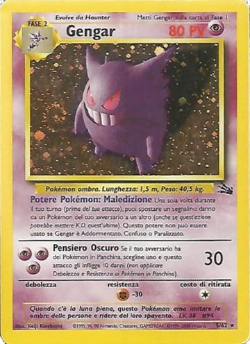Gengar 005 — Fossil (Italian Pokémon TCG card)
