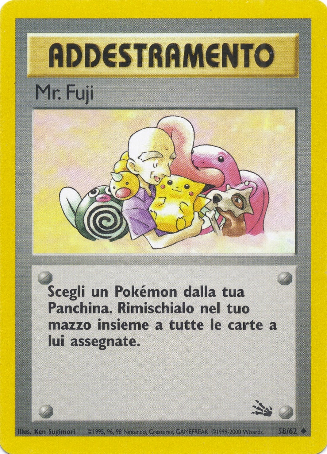 Mr. Fuji 058 — Fossil (Italian Pokémon TCG card)