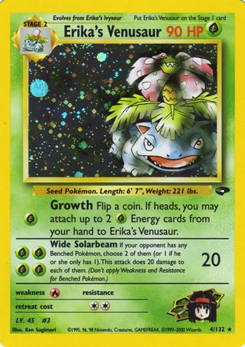 Erika's Venusaur 004 — Gym Challenge (Italian Pokémon TCG card)
