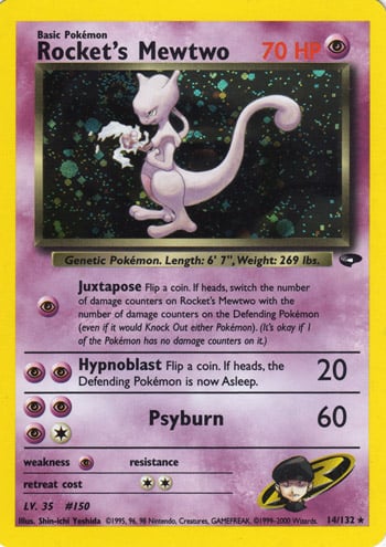 Rocket's Mewtwo 014 — Gym Challenge (Italian Pokémon TCG card)