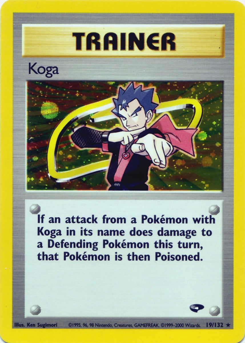 Koga 019 — Gym Challenge (Italian Pokémon TCG card)