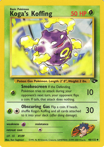 Koga's Koffing 048 — Gym Challenge (Italian Pokémon TCG card)
