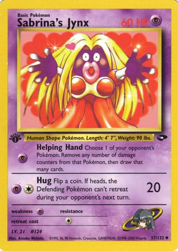 Sabrina's Jynx 057 — Gym Challenge (Italian Pokémon TCG card)