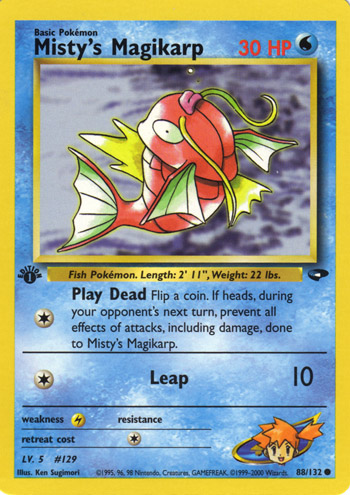 Misty's Magikarp 088 — Gym Challenge (Italian Pokémon TCG card)