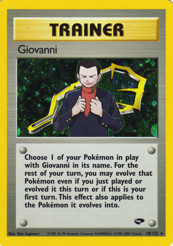 Giovanni 104 — Gym Challenge (Italian Pokémon TCG card)