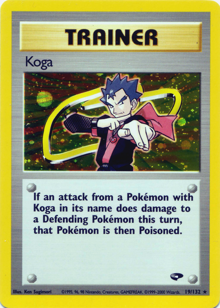 Koga 106 — Gym Challenge (Italian Pokémon TCG card)