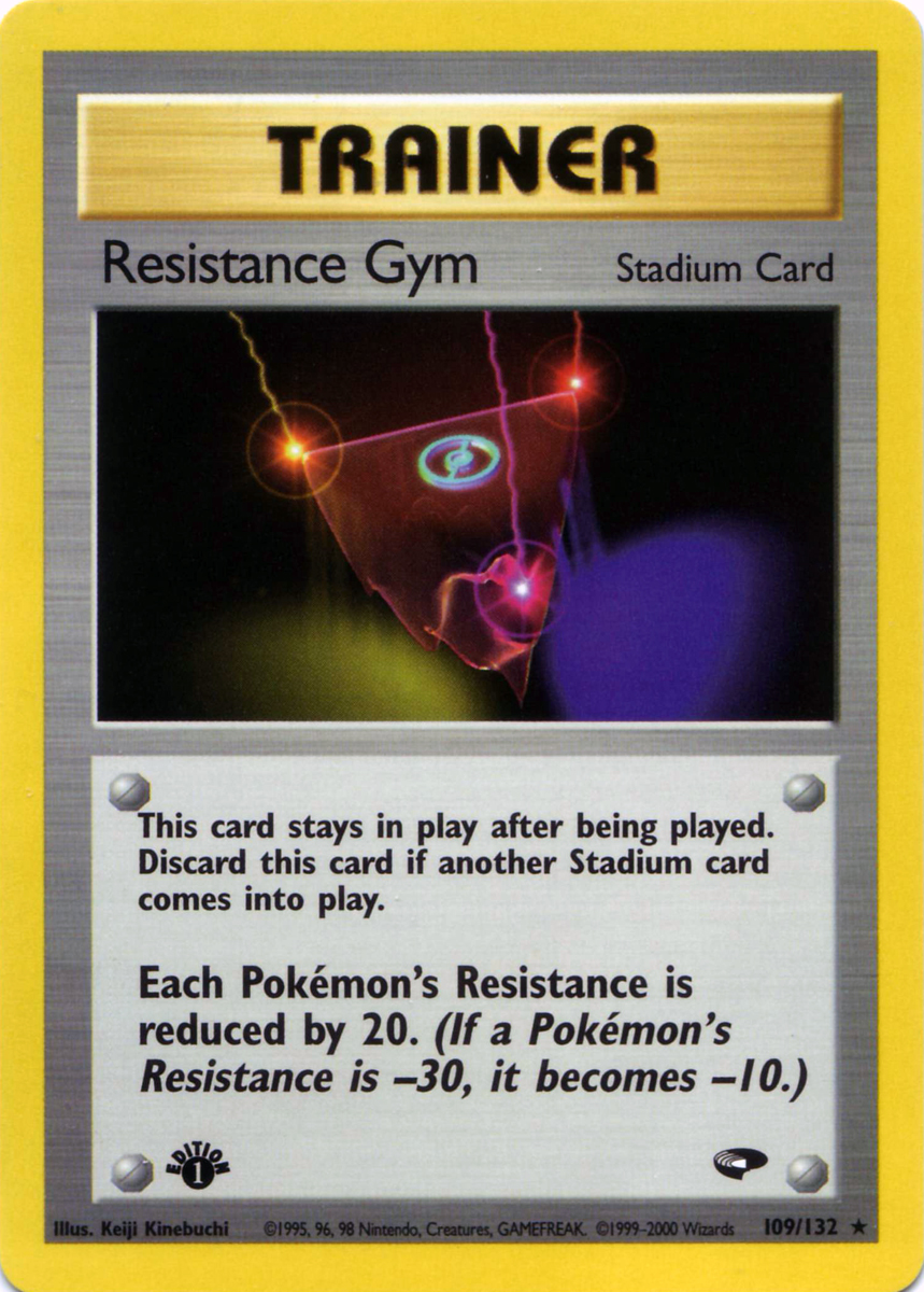 Resistance Gym 109 — Gym Challenge (Italian Pokémon TCG card)