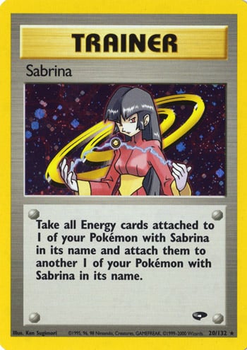 Sabrina 110 — Gym Challenge (Italian Pokémon TCG card)