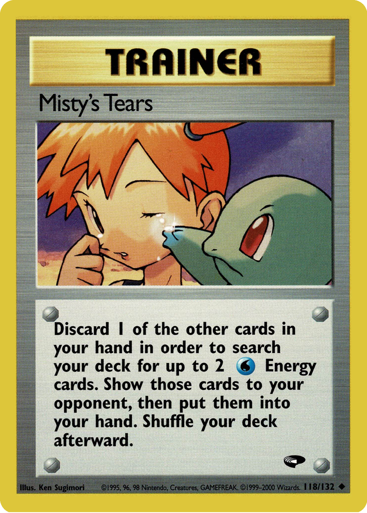 Misty's Tears 118 — Gym Challenge (Italian Pokémon TCG card)