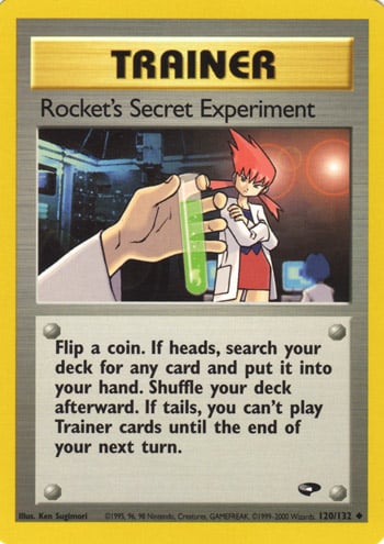 Rocket's Secret Experiment 120 — Gym Challenge (Italian Pokémon TCG card)