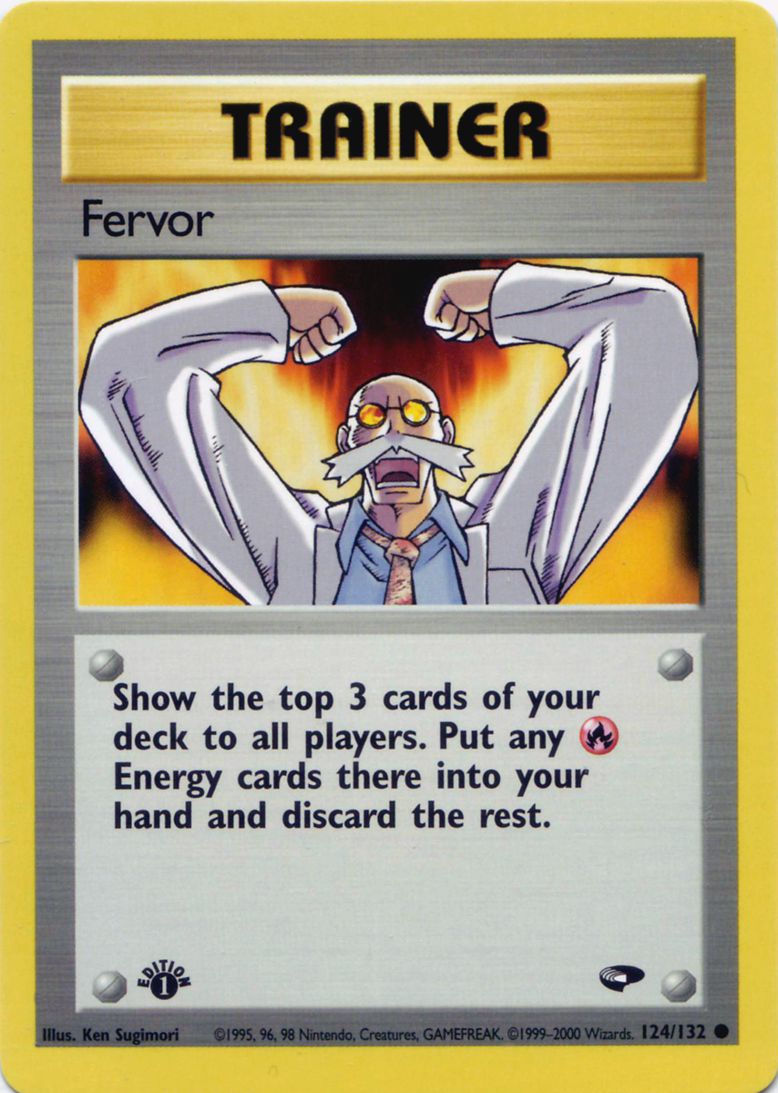 Fervor 124 — Gym Challenge (Italian Pokémon TCG card)