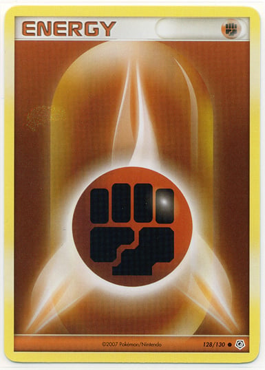 Energia Combattimento 127 — Gym Challenge (Italian Pokémon TCG card)