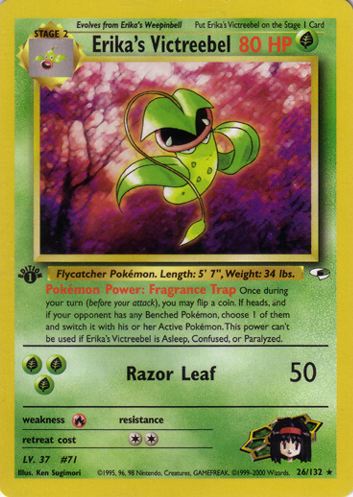 Erika's Victreebel 026 — Gym Heroes (Italian Pokémon TCG card)