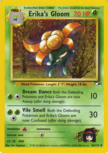Erika's Gloom 046 — Gym Heroes (Italian Pokémon TCG card)