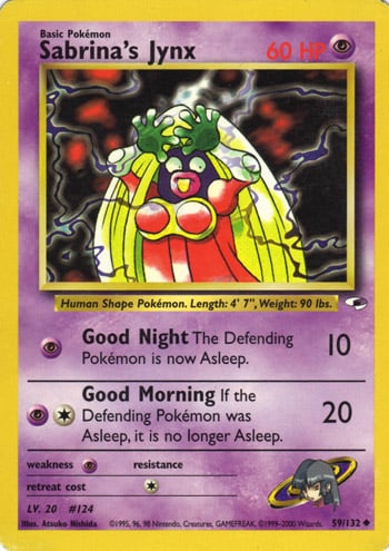 Sabrina's Jynx 059 — Gym Heroes (Italian Pokémon TCG card)
