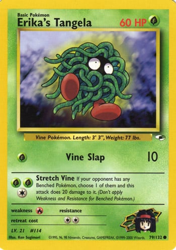 Erika's Tangela 079 — Gym Heroes (Italian Pokémon TCG card)