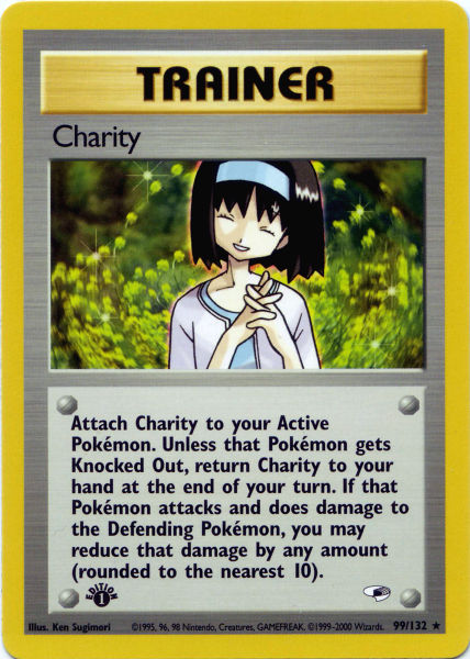 Charity 099 — Gym Heroes (Italian Pokémon TCG card)