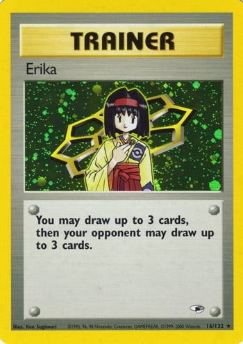 Erika 100 — Gym Heroes (Italian Pokémon TCG card)