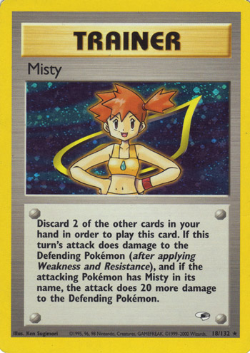 Misty 102 — Gym Heroes (Italian Pokémon TCG card)