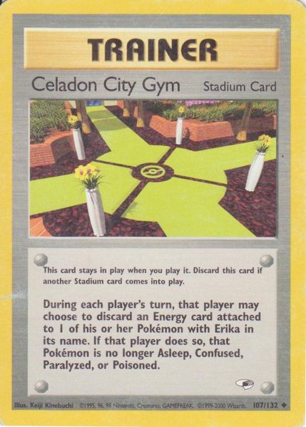 Celadon City Gym 107 — Gym Heroes (Italian Pokémon TCG card)