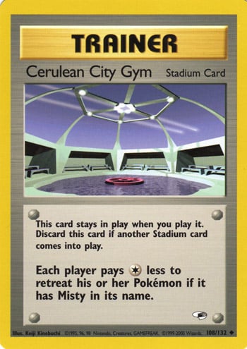 Cerulean City Gym 108 — Gym Heroes (Italian Pokémon TCG card)
