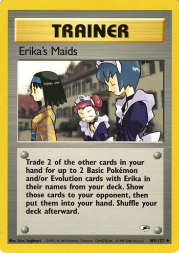 Erika's Maids 109 — Gym Heroes (Italian Pokémon TCG card)