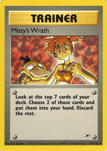 Misty's Wrath 114 — Gym Heroes (Italian Pokémon TCG card)