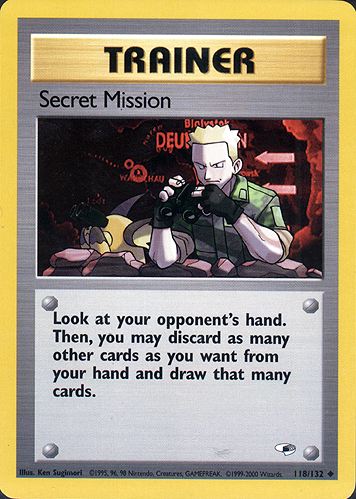 Secret Mission 118 — Gym Heroes (Italian Pokémon TCG card)