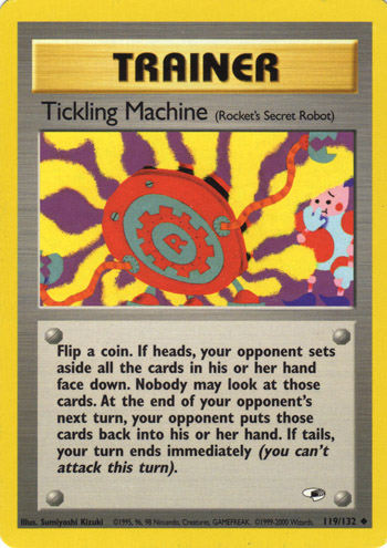 Tickling Machine 119 — Gym Heroes (Italian Pokémon TCG card)