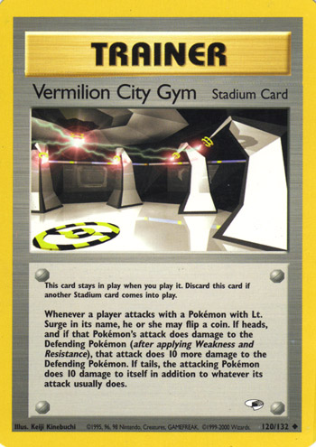 Vermilion City Gym 120 — Gym Heroes (Italian Pokémon TCG card)