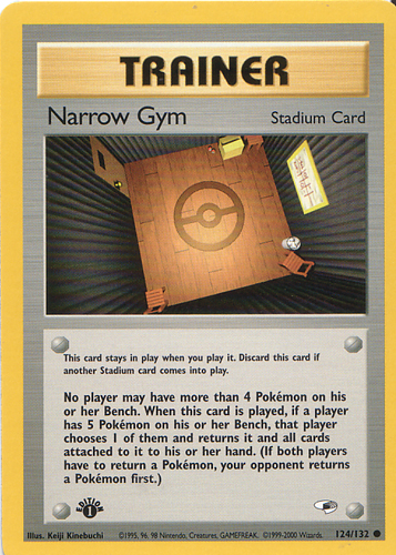 Narrow Gym 124 — Gym Heroes (Italian Pokémon TCG card)
