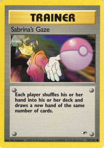 Sabrina's Gaze 125 — Gym Heroes (Italian Pokémon TCG card)