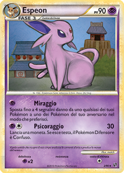 Espeon 002 — Unerschrocken (Italian Pokémon TCG card)