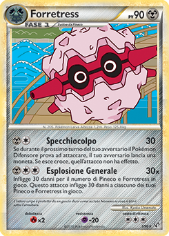 Forretress 003 — Unerschrocken (Italian Pokémon TCG card)