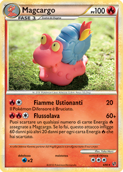 Magcargo 006 — Unerschrocken (Italian Pokémon TCG card)