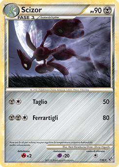 Scizor 007 — Unerschrocken (Italian Pokémon TCG card)