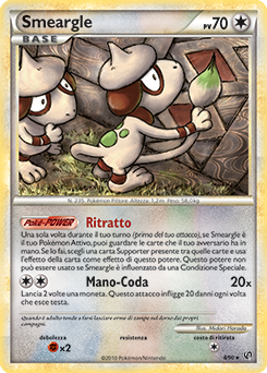 Smeargle 008 — Unerschrocken (Italian Pokémon TCG card)
