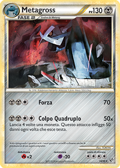 Metagross 018 — Unerschrocken (Italian Pokémon TCG card)